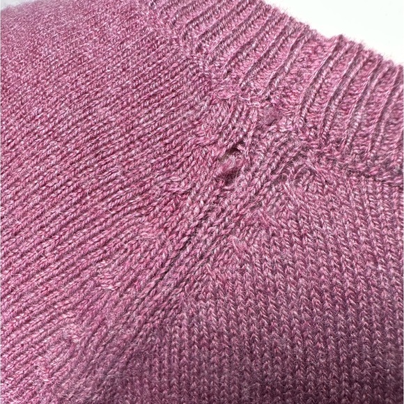 LOFT Long-Sleeve Plum Light-Weight Sweater - Picture 5 of 8